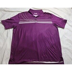 Under Armour Men's Polo shirt Large Loose HeatGear Purple Innisbrook Golf Resort